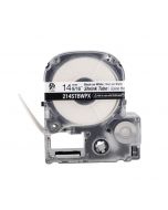 Epson LABELWORKS PX Shrink Tube 9/16" (AWG 0-5) X 96" Black On White Tape - 214STBWPX
