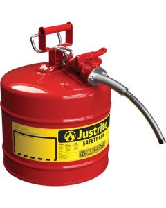 AccuFlow™ Safety Cans, Type II, Steel, 5 US gal., Red, FM Approved/UL/ULC Listed 