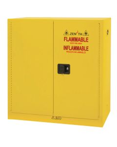 Armoire pour produits inflammables, 24 gal., 2 Porte(s), 43" La x 44" h x 12" p 