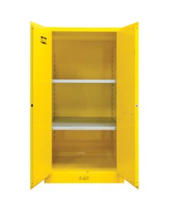 Armoire pour produits inflammables, 60 gal., 2 Porte(s), 34" La x 65" h x 34" p 
