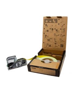 Epson LW-Z Series Bulk Roll - Standard Continuous 1" (24mm) x 147.6 ft Black on Yellow Tape