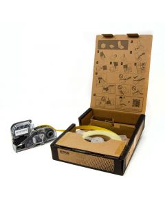 Epson LW-Z Series Bulk Roll - Vinyl Continuous 1/2" (12mm) x 147.6 ft Black on Yellow Tape
