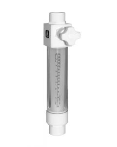 F METER SINGLE FLOW ALL PTFE/PCTFE IN LINE ROTAMETER