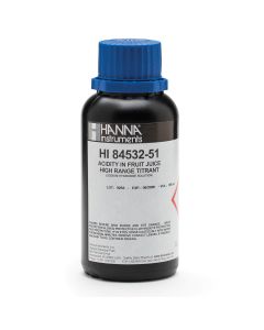 High Range Titrant for Titratable Acidity in Water Mini Titrator HI84530-51