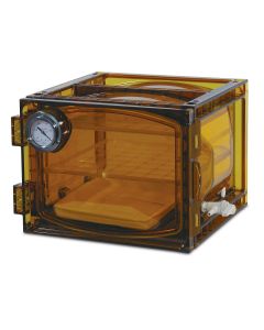 Lab companion amber polycarbonate cabinet style vacuum desiccator 23 liter