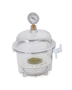 Lab companion clear polycarbonate round style vacuum Desiccator 6 Liter