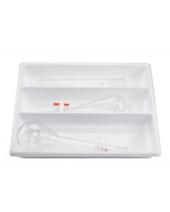LAB DRAWER 3 COMPARTMENT TRAY; 14 X 17½ X 2¼ IN.