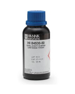 Low Range Titrant for Titratable Acidity in Water Mini Titrator HI84530-50