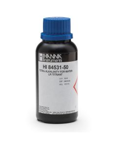 Low Range Titrant for Titratable Alkalinity in Water Mini Titrator HI84531-50