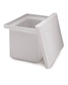 Nalgene™ Heavy-Duty Rectangular LLDPE Tank with Cover, 38L