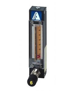P-METER Air 24452ml/min, 1-TUBE 65 mm ALUMINUM CV INLET BUNA-N SEALS 1/8" FNPT