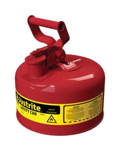 Safety Cans, Type I, Steel, 1 US gal., Red, FM Approved/UL/ULC Listed Safety Cans, Type I, Steel, 1 US gal., Red, FM Approved/UL/ULC Listed 