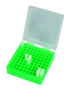 SP BEL-ART 100-PLACE PLASTIC FREEZER STORAGE BOXES; GREEN (PACK OF 5)