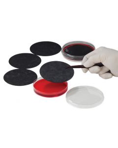 SP BEL-ART CHARCOAL DISKS FOR 100MM PETRI DISHES (PACK OF 50)