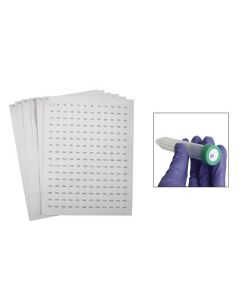 SP BEL-ART CRYOGENIC STORAGE LABEL SHEETS; 13MM DOTS FOR 1.5-2ML TUBES, WHITE (3840 LABELS)