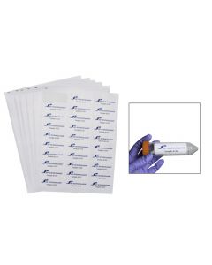 SP BEL-ART CRYOGENIC STORAGE LABEL SHEETS; 67X25MM FOR RACKS/BOXES, WHITE (600 LABELS)