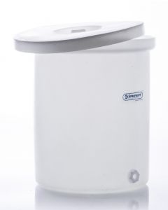 SP BEL-ART POLLY-CROCK POLYETHYLENE TANK WITH LID, WITHOUT FAUCET; 15GAL