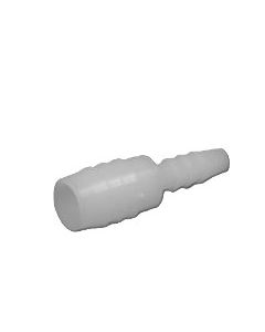 Stepped tubing connectors for 1/4 inch to 1/2 inch tubing polypropylene pack of 12