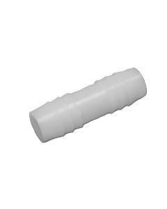Straight tubing connectors for 1/2 inch tubing polypropylene pack of 12