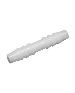Straight tubing connectors for 1/4 inch tubing polypropylene pack of 12
