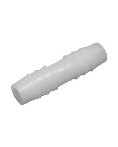 Straight tubing connectors for 3/8 inch tubing polypropylene pack of 12