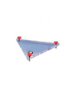 TRIPOD ACCOMODATING 3 SINGLE TUBE P/S/T STYLE METER; 1/8 FNPT FITTING; CLEAR ACRYLIC