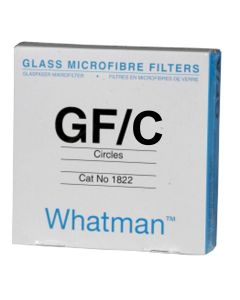 Whatman&trade; Filter Paper Grade GF/C Microfiber Glass Filter, 24mm,100/pk